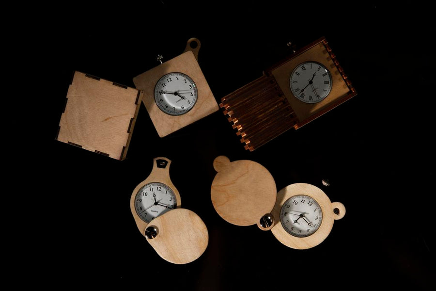 Laser Cut Pocket Watches