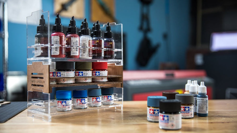 Custom Model Paint Racks