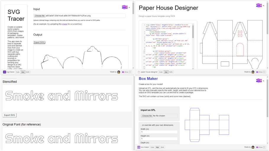 Tiffany Tseng's Collection of SVG Making Tools