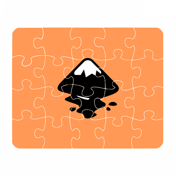 Inkscape Extension for Lasercut Jigsaw Puzzle