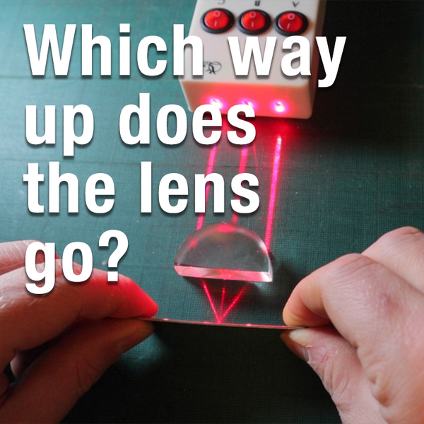 Which way up should the lens go?
